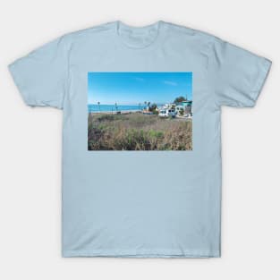 Grassy patch by California beachside T-Shirt